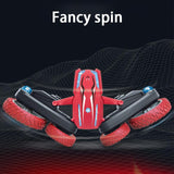 2021 New Double-Sided 360° Rotating And Tumbling Stunt Car Twisting Car 2.4G Charging Robot RC Cars Toys Children Gift