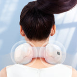 Electric Shoulder Neck Massager with Heat Compression  Deep Kneading Portable Massager