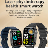 Smart Watch Blood Glucose Sangao Laser Health Treatment Temperature Accurate Blood Oxygen 24H Heart Rate Monitoring Smartwatch