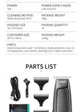 Professional Hair Trimmer LED Screen USB Rechargeable Cordless Hair Trimmer Low Noise Trimmer For Men Hair Cutting Machine