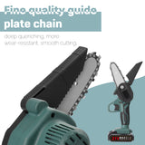 21V Electric Pruning Saw Rechargeable Small Wood Spliting Chainsaw One-handed Woodworking Tool for Garden Orchard Branch Clip