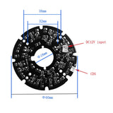 Camera infrared fill light black LED light beads 48 lights 940nm wavelength night vision does not emit light