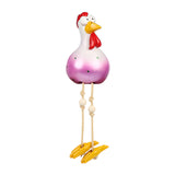 Chicken Ornament Home Resin Statue Cute Cartoon Crafts Funny Fairy Easter Art Garden Gift Landscape Animal Yard Decor