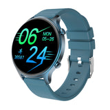 ECG Aluminium Alloy Smart Watch Men Full Round Full Touch Screen IP68 Waterproof Heart Rate Women Smartwatch For Xiaomi GTS DK18