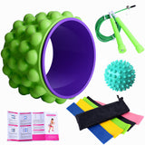 Ultimate Back Roller Set,Myofascial Release Trigger Point Yoga Wheel Foam Roller for relief Back Pain Deep Tissue Massage Sport