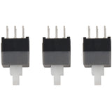 20 Pcs 6 Pin DPDT Latching Tact Tactile Push Button Pushbutton Switch With 30 Pcs Double Sided PCB Board Prototype Kit