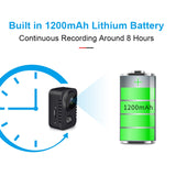HD Mini Body Camera 1080P Security Pocket Night Vision Cam For Car Standby PIR Video Recorder With 32G TF Card