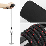 Gym Fitness Forearm Trainer Strengthener Hand Gripper Strength Wrist Exerciser Weight Lifting Rope Curl Waist Roller Power Stick