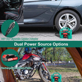 Air Compressor Tire Inflator HYCHIKA 160PSI Portable Inflator 2.0Ah Battery Fast Charger for Tires Balls and Other Inflatables