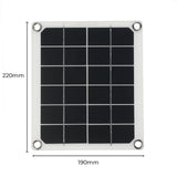 5v 10W 6 Inch Portable Solar Exhaust Fan Air Extractor Ventilator Solar Panel Power Fan Black