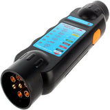 European 12v 7 Pin Car and Trailer Towing Lights Plug and Socket Cable Wiring Circuit Tester Tool Car Circuit Testing