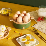 220V 2 Layers Electric Egg Steamer Automatic Multifunctional Boiler Breakfast Maker Steaming Cooking Machine Multi Cooker