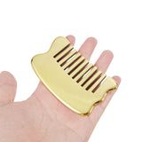 Gua Sha Brass Scraping Board Body Face Massage Tool Detoxify Health Care Copper GuaSha Board Metal Scraper