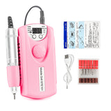 35000RPM Nail Drill Machine Rechargeable Nail Drill Milling Machine Portable Wireless Manicure Grinder Nail Polisher Cutter Kit