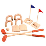 Educational Kids Golf Toys Set Boys Outdoor Sports Toy Child Yard Play Birthday Gifts for over 3-Year-Olds Girls Ball Set