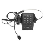 HT700 Corded Telephone with Headset Call Center Telephone with Omnidirectional Microphone Headset for Office Home