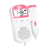 Portable Fetal Doppler Prenatal Baby Heart Rate Detector Pregnant Women Heart Rate Meter No Radiation Stethoscope Doppler Fetal