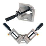 Aluminum 90 Degree Right Angle Clamp Single/Double Handle Woodworking Frame Clip for Framing Photo Clamping Tools
