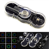 DIY electronic kit SMD LED fidget spinner soldering project text/pattern display for welding Learning