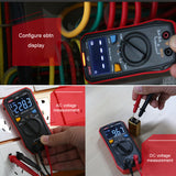 UNI-T Auto Range Mini Digital Multimeter Temperature Tester UT123 Data Hold AC DC Voltmeter Pocket Voltage Ampere Ohm Meter