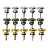 Mushroom Head Guitar Strap Lock End Pins Pegs Strap Buttons for Acoustic Electric Bass Guitar Accessories