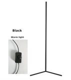 Nordic RGB Corner Floor Lamp Modern Simple LED Rod Floor Lamps for Living Room Bedroom Atmosphere Standing Indoor Light Fixtures