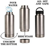 Hidden Safe Stainless Steel Tumbler Water Bottle Stash Box Diversion Safe With Huge Storage for Money Keys Cash Hiding Spot Can