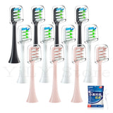 12pcs/Set Replacement Toothbrush Heads For SOOCAS X3/X3U/X5 Sonic Electric Tooth Brush Nozzle Heads Replace Smart Brush Head