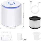SY-701 Air Purifier Portable 3in1 True HEPA&amp;Active Carbon Filters Air Cleaner With Aromatherapy Negative Ion Remove Formaldehyde