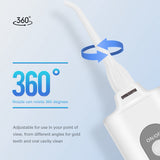 Electric Oral Irrigator Usb Rechargeable Water Line 220ML Waterproof  Scaler