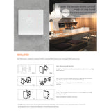 WiFi Smart Thermostat Temperature Controller Weekly Programmable Touch Control/ Mobile APP/ Voice Control for Water Heating 5A