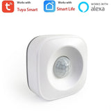 Alexa ZigBee WiFi Motion PIR Sensor Detector Sensor Smart Life APP Wireless Home Security System Human Body Movement Detect