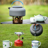 0.8L/1.4L Outdoor Lightweight Aluminum Camping Teapot Kettle Coffee Pot Outdoor Kettle for Camping Hiking Backpacking 2023