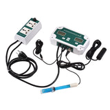 WiFi Online pH TDS Controller 3-in-1 pH/TDS/TEMP Water Quality Detector pH Controller with Relay Plug Repleaceable Electrode