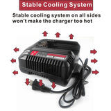 CMCB104 Battery Charger For Craftsman V12/V20 Lithium Battery CMCB204 CMCB202 CMCB201 CMCB209 CMCB205 CMCB102 ,US Plug