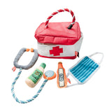 Dog Toy Set Q-MONSTER Plush Squeak Chew Toys Medicine Cabinet Makeup Bag Cute Interactive Puzzle Pet Toys