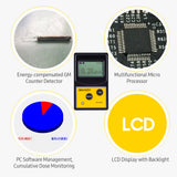Digital Radiation Dosimeter Radiation Geiger Counter Hard β γ-ray X-ray GM Counter Radiation Detector Beta Gamma X-ray Radiation