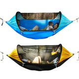Large Camping Hammock with Bug Net 2 Person Pop-up Parachute Lightweight Backpacking Backyard Hiking