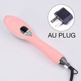 Electric Hair Brush Dryer Comb Vibration massager Fast Hair Straightener Comb Negative ions Wet & Dry Hair Care Styling Tools