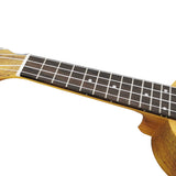 Aiersi Mango Wood Pineapple Ukulele 21 Inch Soprano 4 String Nylon Music Instrument for Professional and Beginner with Free Bag