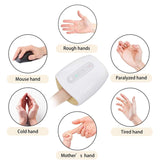 Electric Hand Massager Hot Compress Palms Finger Massage Instrument Device Pain Relief EY669