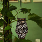 Solar Powered Garden Lamp Leaf Design Outdoor Lawn Yard Lantern LED Light Decor hanging lamp For Balcony Villa Creative Terrace