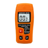 Digital Wood Moisture Meter Pin Type LCD Backlit Portable Wood Moisture Tester 4 Modes Switchable with 9V 6F22 Battery