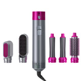5 In1 Hair Dryer Comb One Step Multi Functional Hair Curling Styling Straightener Curler Electric Air Iron Wand Brush