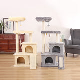 Domestic Delivery Cat Toy Scratching Wood Climbing Tree Mouse Toy Cat Jumping Toy  Climbing Frame Cat Furniture Scratching Post