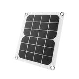 5V 10W Waterproof Monocrystalline Solar Charger Panel Semi-Flexible Solar Cell for Outdoor Dual USB Charger