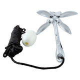 New Foldable Delta Anchor Pool Anchor Grapnel Anchor Boat Anchor With Claw For Kayak Canoes Kayak Anchor Set 1.5kg For Boat