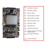 BTC Mining Motherboard BTC79X5 V1.0 LGA 2011 DDR3 Supports 32G 60mm Pitch Support RTX3060 Graphics Card for BTC Miner