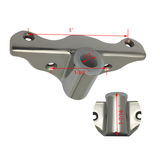 Stainless Steel 316 Side Mount Rowlock Boat Row Lock Oarlock Support Bracket Oar Sockets Marine Yacht Kayak Canoe Accessories