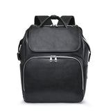 PU Leather Mommy Backpack Portable Large Capacity Diaper Bag Changing Maternity Bag Foldable Travel Bed For Mom Baby Outdoor